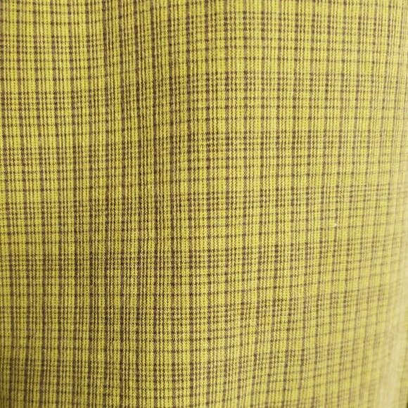 The North Face Mens Green Micro Check Long Sleeve Button Down Large - Picture 3 of 5